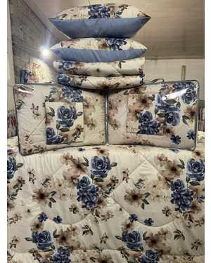 Комплект постельного белья с одеялом + подушка 2шт. Ткань: Сатин-Хлопок(возможно замена на похожее)