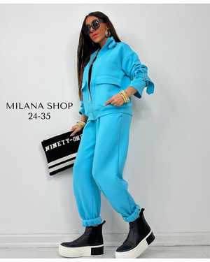 ЖЕНСКИЙ КОСТЮМ ДВОЙКА ТКАНЬ ФЛИС