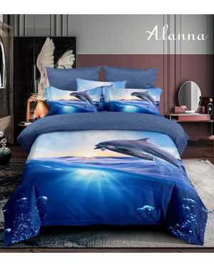 Комплект постельного белья alanna ткань: сатин-хлопок; плотность: 140гр(возможно замена на похожее)