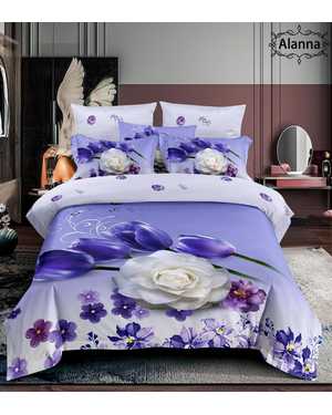Комплект постельного белья alanna ткань: сатин-хлопок; плотность: 140гр(возможно замена на похожее)