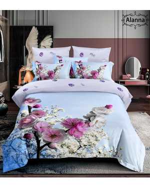 Комплект постельного белья alanna ткань: сатин-хлопок; плотность: 140гр(возможно замена на похожее)