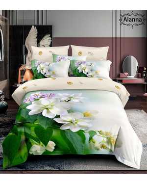 Комплект постельного белья alanna ткань: сатин-хлопок; плотность: 140гр(возможно замена на похожее)