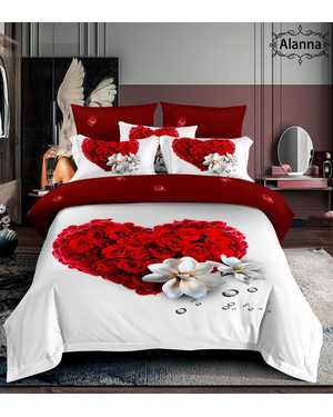 Комплект постельного белья alanna ткань: сатин-хлопок; плотность: 140гр(возможно замена на похожее)