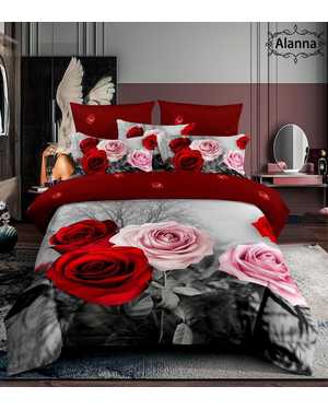 Комплект постельного белья alanna ткань: сатин-хлопок; плотность: 140гр(возможно замена на похожее)