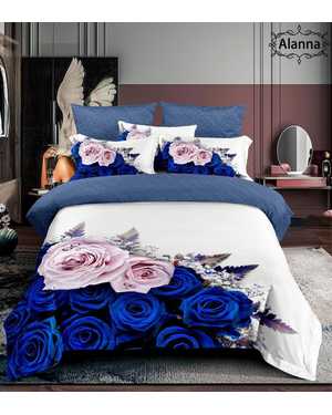 Комплект постельного белья alanna ткань: сатин-хлопок; плотность: 140гр(возможно замена на похожее)