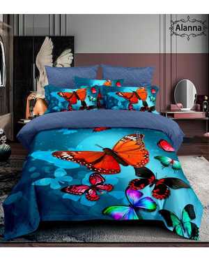 Комплект постельного белья alanna ткань: сатин-хлопок; плотность: 140гр(возможно замена на похожее)