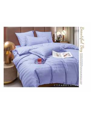 Комплект постельного белья Boris Strip Satin. Ткань:️ Страйп-Сатин Плотность: 140 гр(возможно замена на похожее)