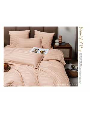 Комплект постельного белья Boris Strip Satin. Ткань:️ Страйп-Сатин Плотность: 140 гр(возможно замена на похожее)