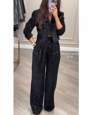 ЖЕНСКИЙ КОСТЮМ ТКАНЬ ПАЙЕТКА С ПОДКЛАДКОЙ