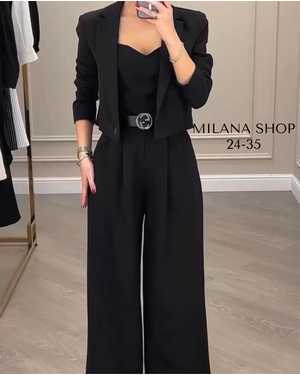 ЖЕНСКИЙ КОСТЮМ ДВОЙКА ТКАНЬ БАРБИ