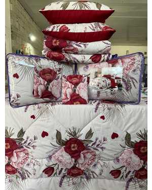 Комплект постельного белья с одеялом+ подушка 2шт. Ткань: Сатин-Хлопок(возможно замена на похожее)