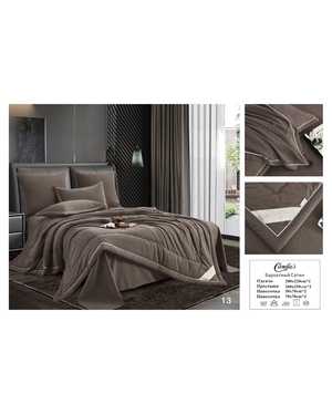 Комплект постельного белья с готовым одеялом. Ткань: Сатин бархатный С вышивкой Плотность: 160гр(возможно замена на похожее)