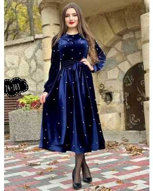 ПЛАТЬЕ ТКАНЬ ВЕЛЮР