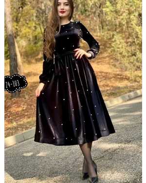 ПЛАТЬЕ ТКАНЬ ВЕЛЮР