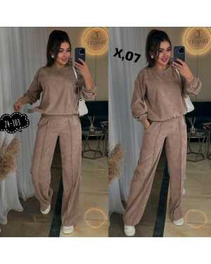 ЖЕНСКИЙ КОСТЮМ ДВОЙКА ТКАНЬ ВЕЛЬВЕТ