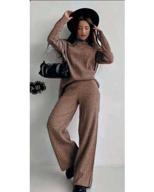 ЖЕНСКИЙ КОСТЮМ ДВОЙКА ТКАНЬ КАШЕМИРОВАЯ ЛАПША ВЯЗКА