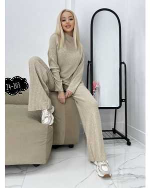 ЖЕНСКИЙ КОСТЮМ ДВОЙКА ТКАНЬ КАШЕМИРОВАЯ ЛАПША ВЯЗКА