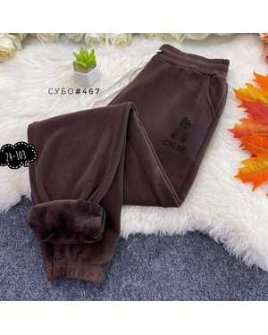 ШТАНЫ ТКАНЬ ФЛИС С НАЧЁСОМ