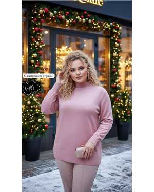 СВИТЕР ТКАНЬ КИТАЙ ЛЮРЕКС С КАМУШЕК И СТРАЗЫ