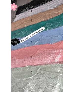 СВИТЕР ТКАНЬ КИТАЙ ЛЮРЕКС С КАМУШЕК И СТРАЗЫ