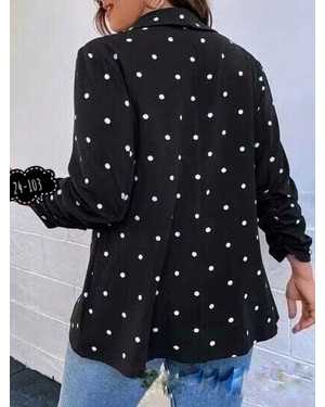 ПИДЖАК ТКАНЬ ВЛИВЕТ ГАРОХ С ПОДКЛАДКОЙ