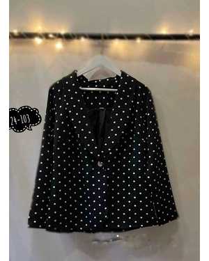 ПИДЖАК ТКАНЬ ВЛИВЕТ ГАРОХ С ПОДКЛАДКОЙ