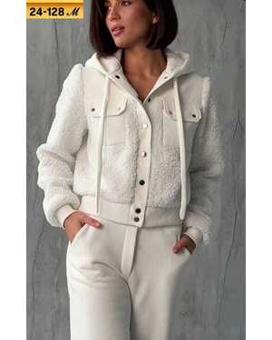 ЖЕНСКИЙ КОСТЮМ ДВОЙКА ТКАНЬ ФЛИС + БАРАШЕК