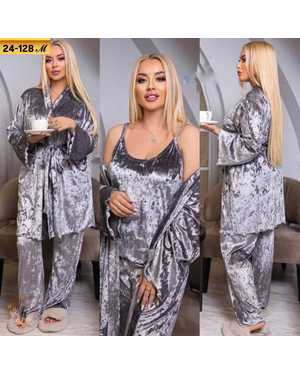 ЖЕНСКИЙ КОСТЮМ ТРОЙКА ТКАНЬ ВЕЛЮР