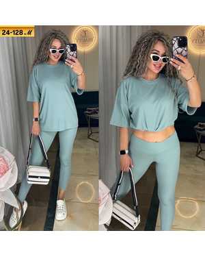 ЖЕНСКИЙ КОСТЮМ ДВОЙКА ТКАНЬ ЛАПША