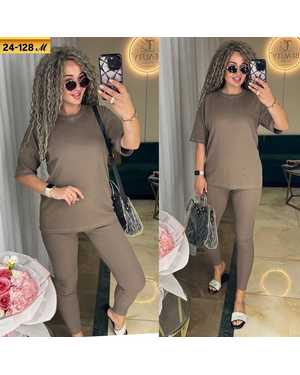 ЖЕНСКИЙ КОСТЮМ ДВОЙКА ТКАНЬ ЛАПША