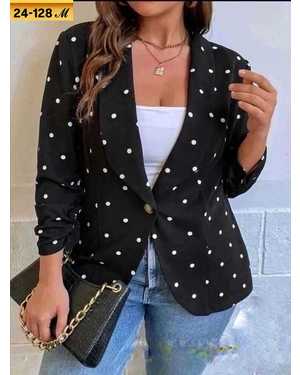 ПИДЖАК ТКАНЬ ВЕЛЬВЕТ ГОРОХ