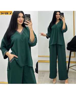 ЖЕНСКИЙ КОСТЮМ ДВОЙКА ТКАНЬ МАСЛО