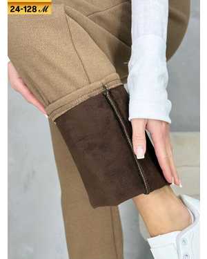 БРЮКИ ТКАНЬ УТЯШКА С НАЧЁСОМ