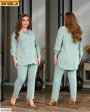 ЖЕНСКИЙ КОСТЮМ ДВОЙКА ТКАНЬ СИНГАПУР