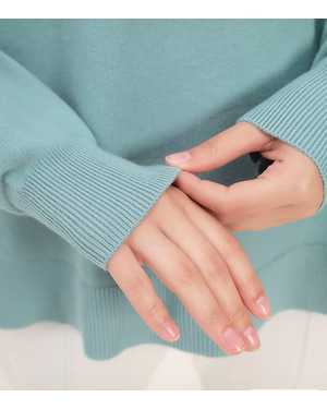 СВИТЕР ТКАНЬ 48% CASHMERE, 29% WOOL, 18% COTTON, 5% ELASTANE