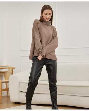 СВИТЕР ТКАНЬ 48% CASHMERE, 29% WOOL, 18% COTTON, 5% ELASTANE