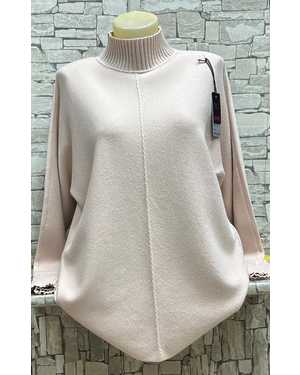 СВИТЕР ТКАНЬ 70% COTTON, 20% CASHMERE, 10% ELASTANE