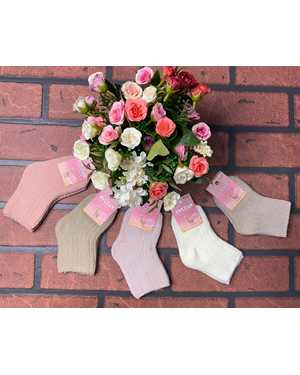 ТЕРМО носочки для малютки Теплые мягкие из шерсти ламы упаковка 10пар