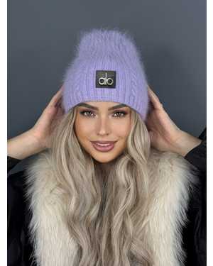 ШАПКА АНГОРА ДВОЙНОЙ ОТ 8 ДО 109 ЛЕТ РАЗМЕР: ЕДИНЫЙ 75 % АНГОРА, 15 % АКРИЛ, 15 % ШЕРСТЬ СЕЗОН ЗИМА