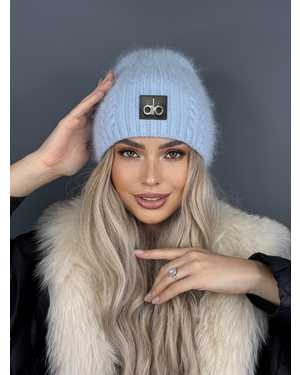 ШАПКА АНГОРА ДВОЙНОЙ ОТ 8 ДО 109 ЛЕТ РАЗМЕР: ЕДИНЫЙ 75 % АНГОРА, 15 % АКРИЛ, 15 % ШЕРСТЬ СЕЗОН ЗИМА