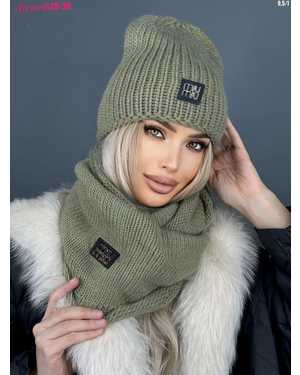 ШАПКА ДВОЙНАЯ С ХОМУТОМ РАЗМЕР: ЕДИНЫЙ 70% ШЕРСТЬ, 30% АКРИЛ