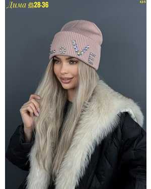 ШАПКА ДВОЙНАЯ ТЕПЛАЯ С КАМНЯМИ ОТ 8 ЛЕТ ДО 81 ЛЕТ РАЗМЕР: ОТ 8 ЛЕТ ДО 81 ЛЕТ 70% ШЕРСТЬ, 30% АКРИЛ СЕЗОН ЗИМА
