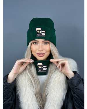 ШАПКА ДВОЙНАЯ + СНУД ОТ 8 ДО 108 ЛЕТ РАЗМЕР: ЕДИНЫЙ 70% ШЕРСТЬ, 30% АКРИЛ СЕЗОН ЗИМА