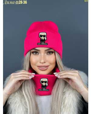 ШАПКА ДВОЙНАЯ + СНУД ОТ 8 ДО 108 ЛЕТ РАЗМЕР: ЕДИНЫЙ 70% ШЕРСТЬ, 30% АКРИЛ СЕЗОН ЗИМА