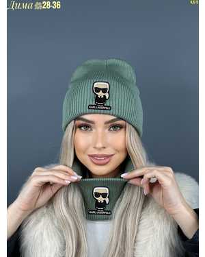 ШАПКА ДВОЙНАЯ + СНУД ОТ 8 ДО 108 ЛЕТ РАЗМЕР: ЕДИНЫЙ 70% ШЕРСТЬ, 30% АКРИЛ СЕЗОН ЗИМА