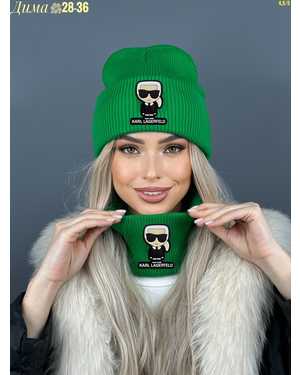 ШАПКА ДВОЙНАЯ + СНУД ОТ 8 ДО 108 ЛЕТ РАЗМЕР: ЕДИНЫЙ 70% ШЕРСТЬ, 30% АКРИЛ СЕЗОН ЗИМА