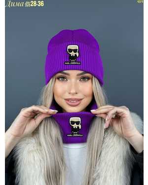 ШАПКА ДВОЙНАЯ + СНУД ОТ 8 ДО 108 ЛЕТ РАЗМЕР: ЕДИНЫЙ 70% ШЕРСТЬ, 30% АКРИЛ СЕЗОН ЗИМА