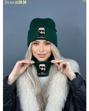 ШАПКА ДВОЙНАЯ + СНУД ОТ 8 ДО 108 ЛЕТ РАЗМЕР: ЕДИНЫЙ 70% ШЕРСТЬ, 30% АКРИЛ СЕЗОН ЗИМА