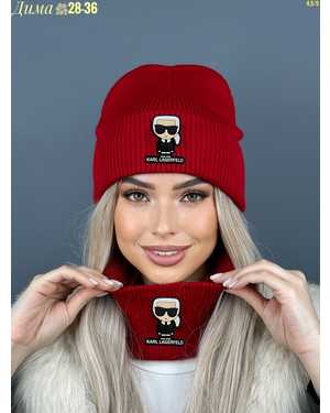 ШАПКА ДВОЙНАЯ + СНУД ОТ 8 ДО 108 ЛЕТ РАЗМЕР: ЕДИНЫЙ 70% ШЕРСТЬ, 30% АКРИЛ СЕЗОН ЗИМА