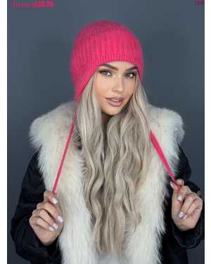 ШАПКА ОТ 8 ДО 109 ЛЕТ РАЗМЕР: ЕДИНЫЙ 80 % АНГОРА, 5 % АКРИЛ, 15 % ШЕРСТЬ